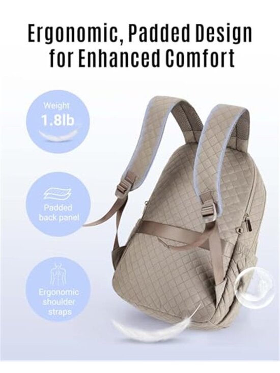Womens Laptop Backpack Travel Backpack Carry On Work School Bookbag 15.6 main image 5